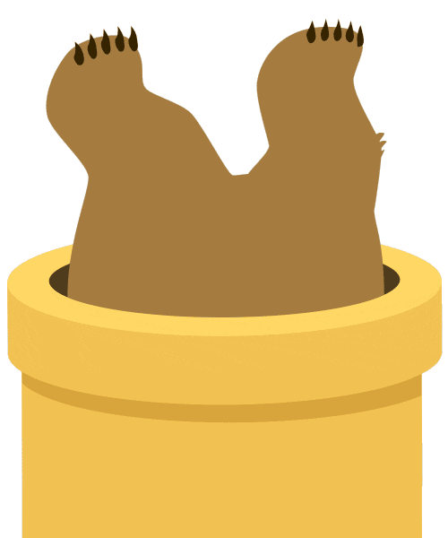 Animated bear while the TunnelBear VPN app loads