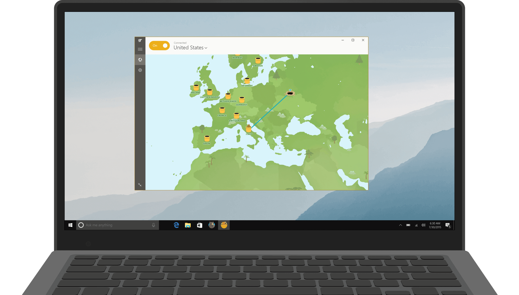 TunnelBear Windows